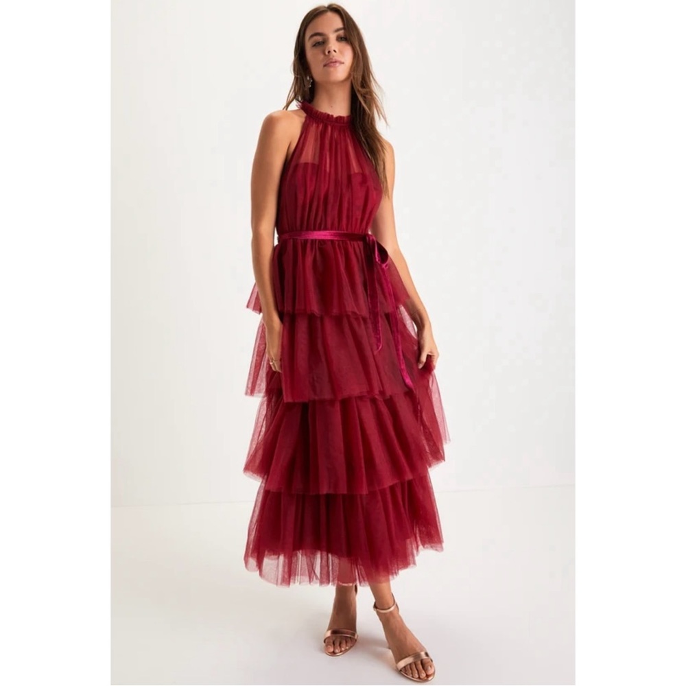 🆕 Red tulle dress 💃🏽😍